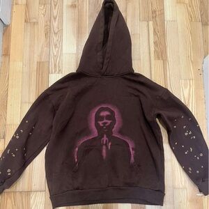 Sp5der Thug Brown Hoodie #streetwear #y2k
